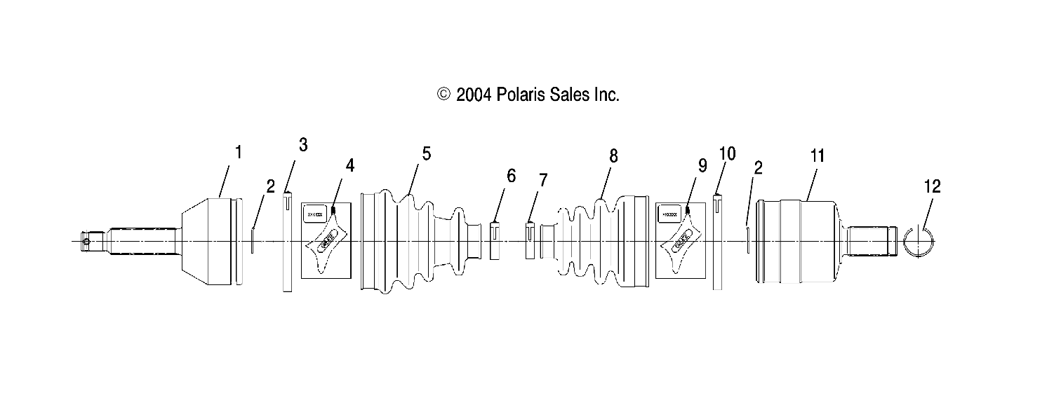 Part Number : 1332434 RING-RETAINING SHAFT