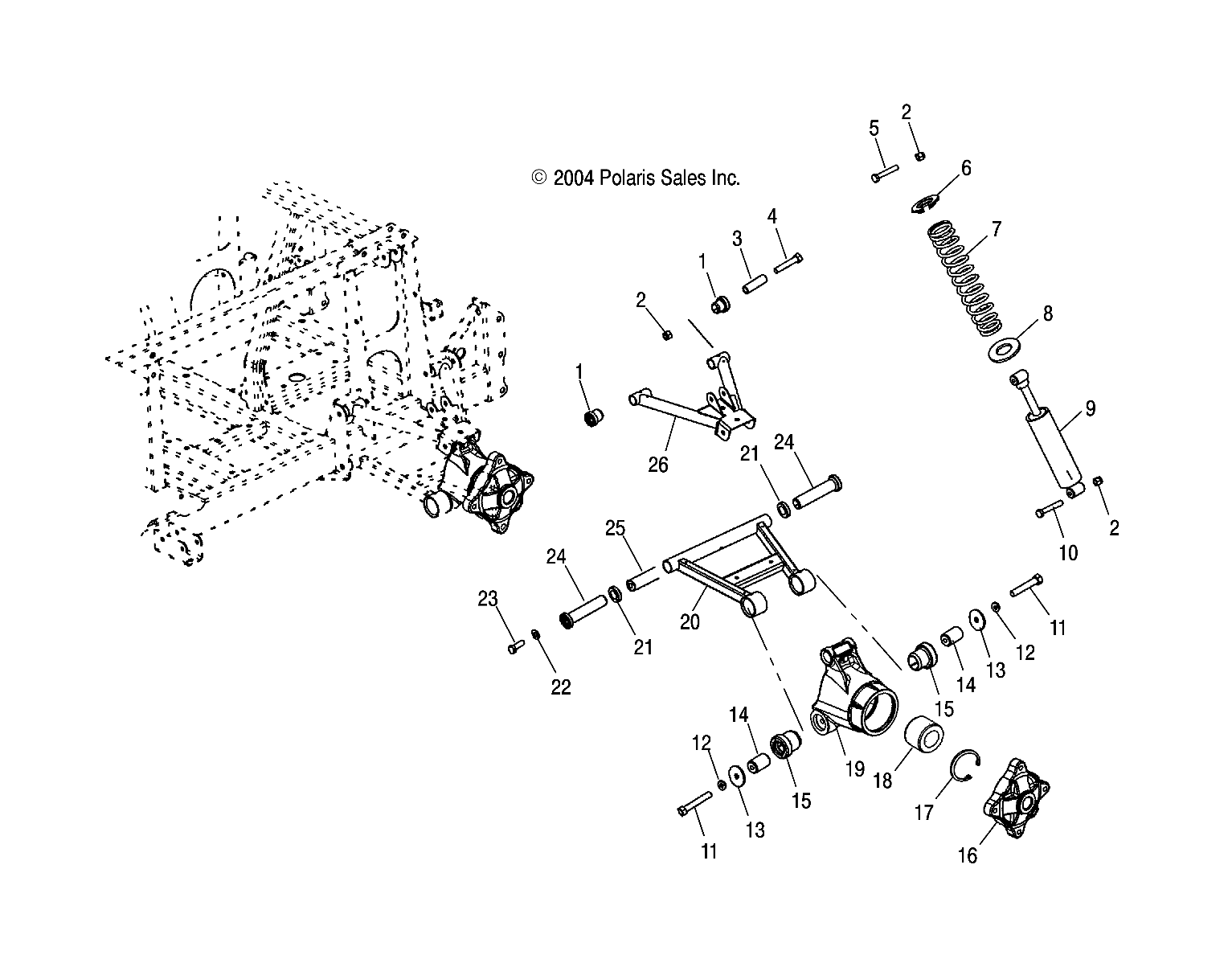 Part Number : 5134206 WHEEL BEARING CARRIER