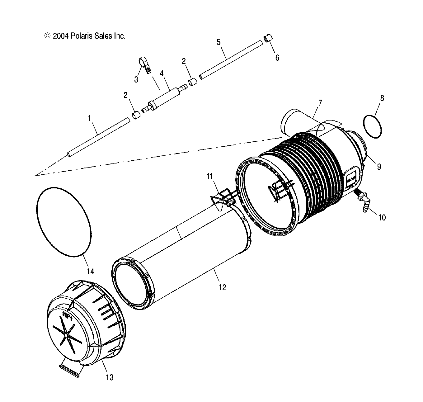 Part Number : 5434058 TUBE-STRAIGHT OUTLET