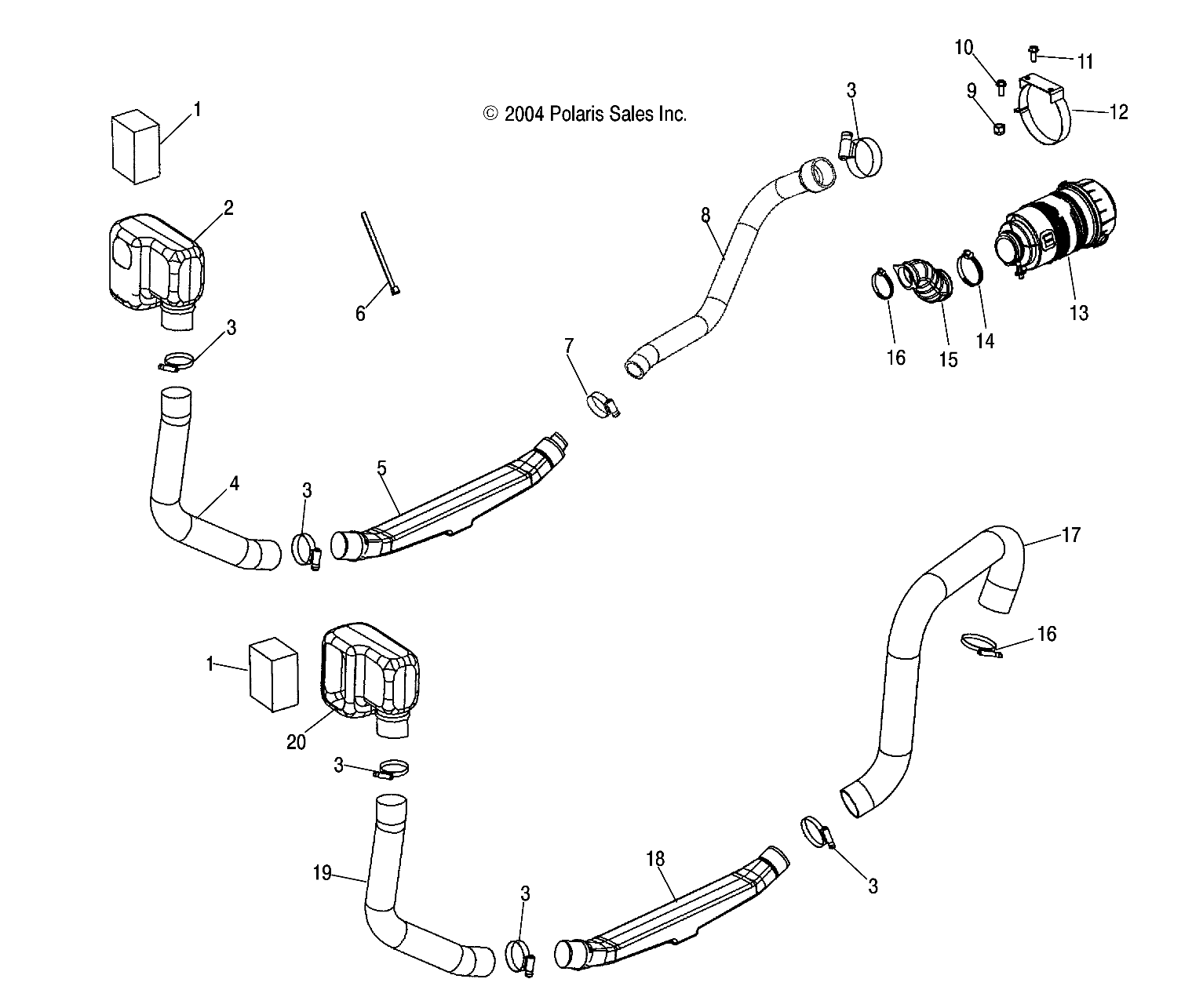 Part Number : 5434291 DUCT-AIR INTAKE ENGINE