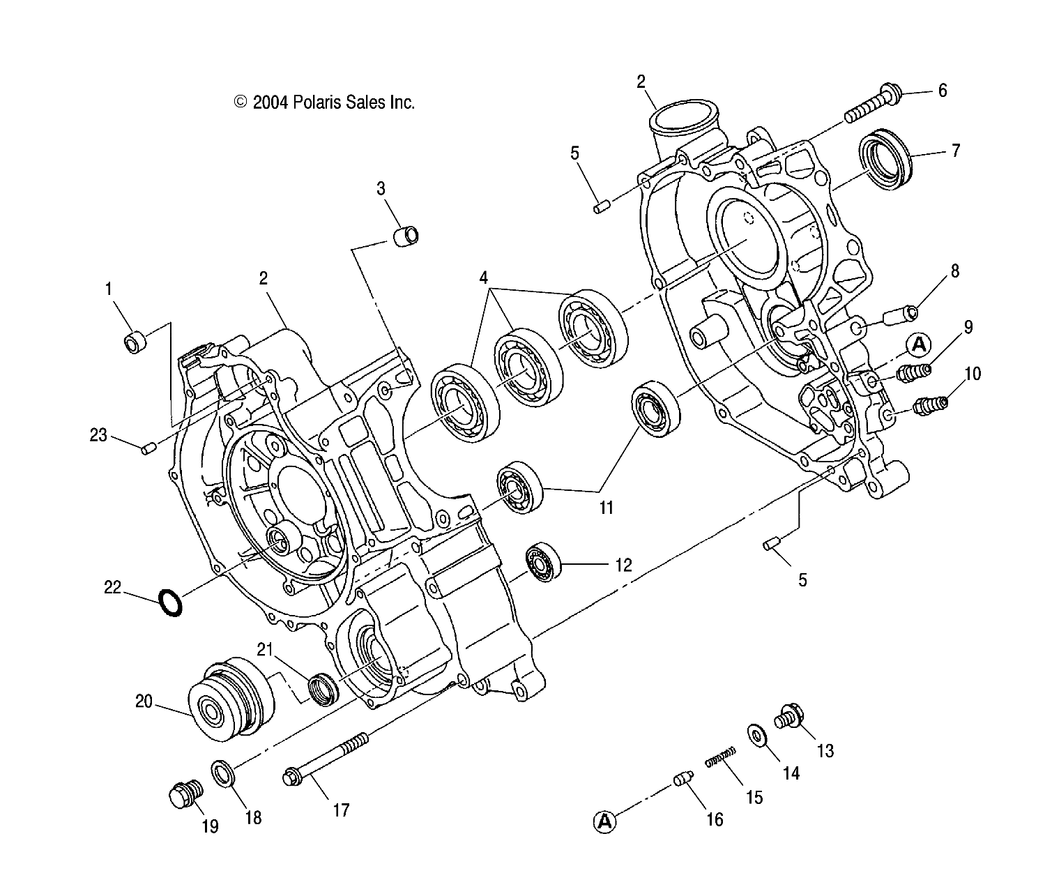 Part Number : 3089240 CRANKCASE ASSEMBLY
