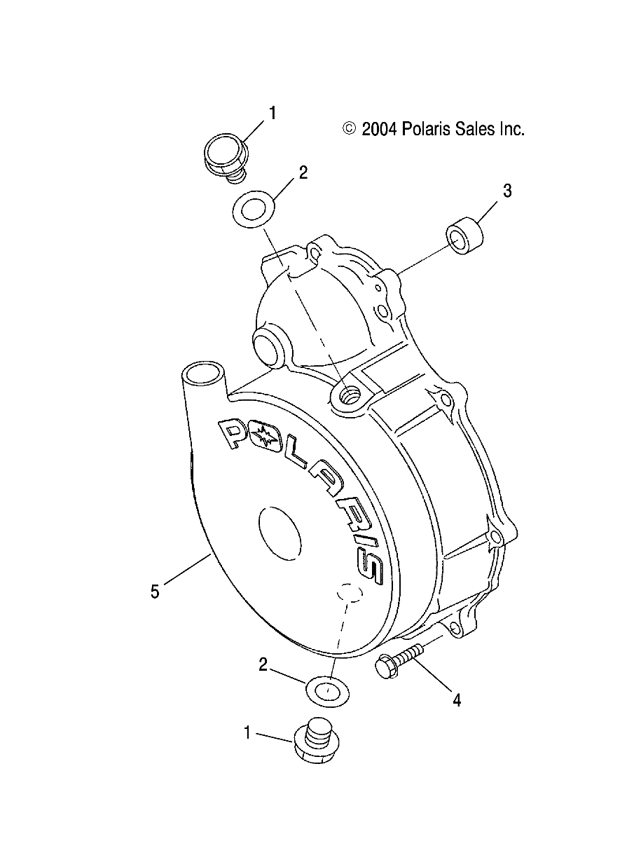 Part Number : 3087200 COVER-FLYWHEEL