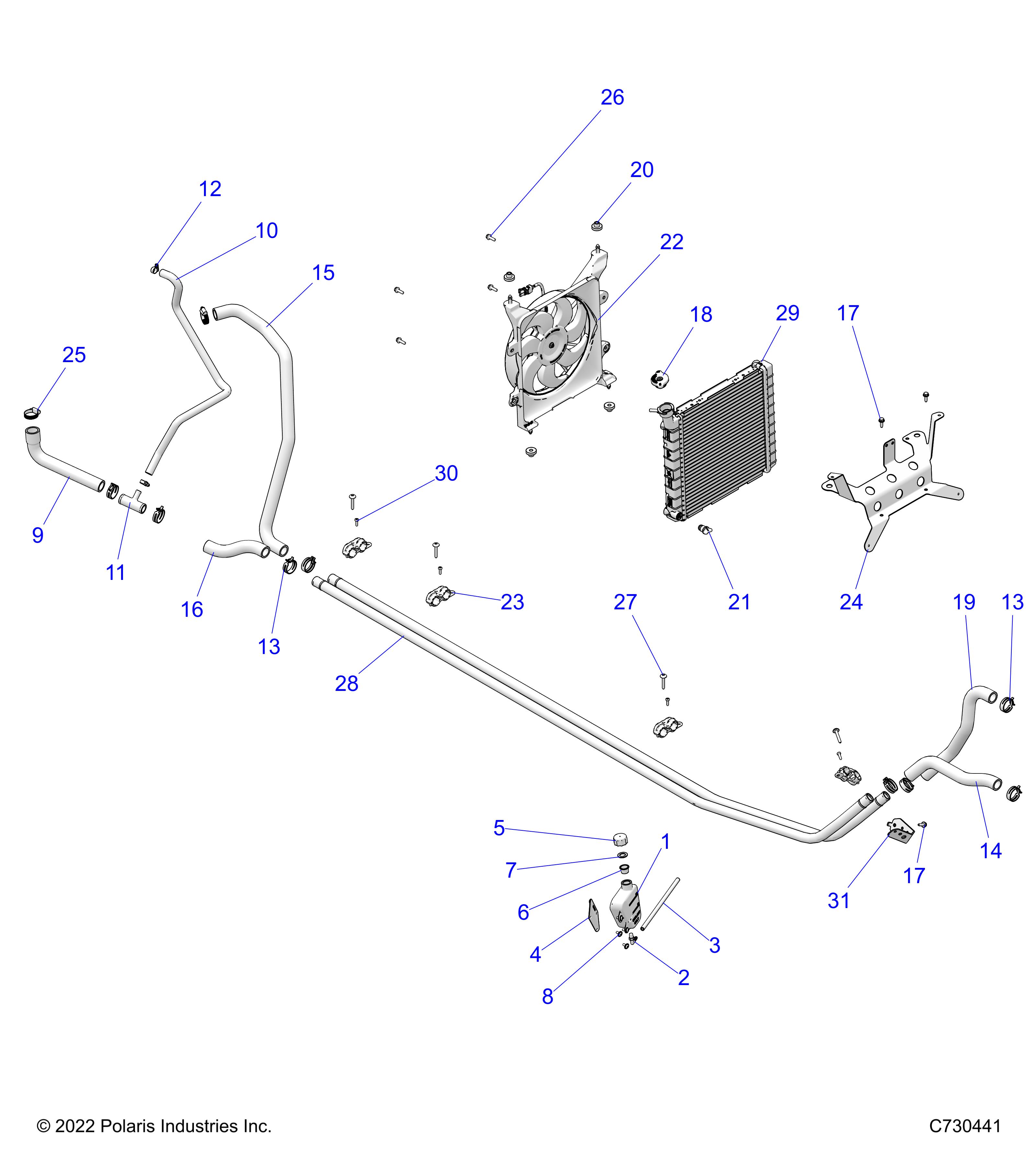 Part Number : 5451221 COOLANT TUBE BRACKET