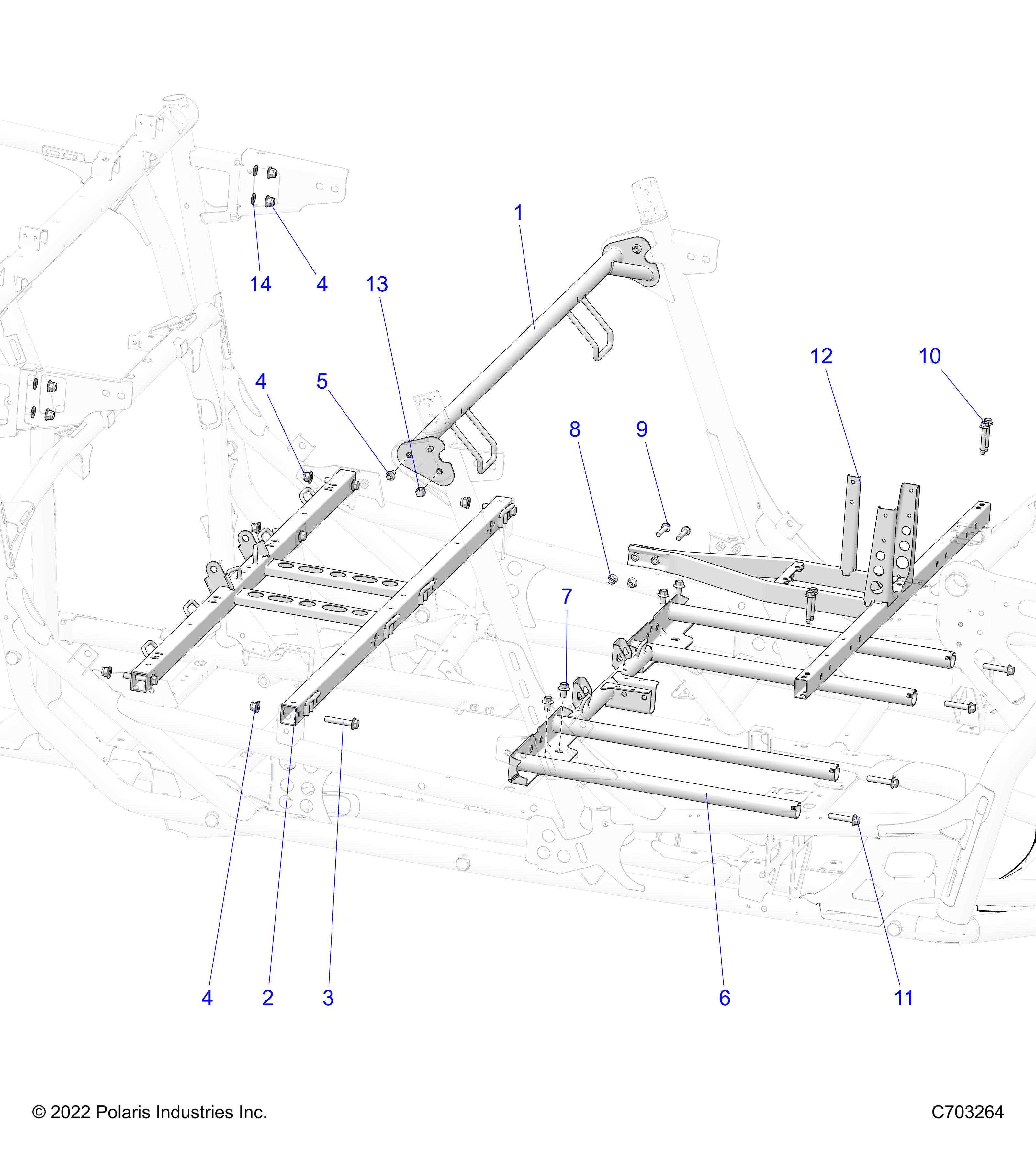 Part Number : 1025253-329 WELD-SCM MOUNT MP ECOAT