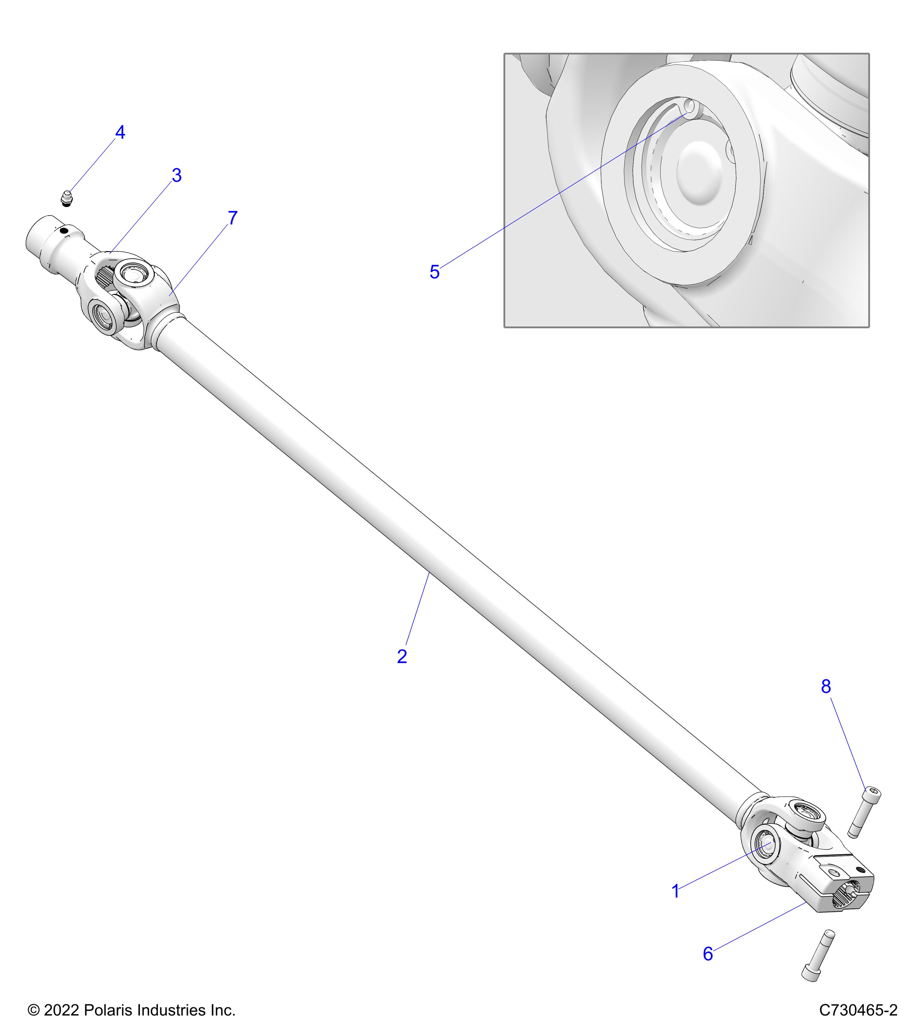 Part Number : 1336937 ASM-PROPSHAFT FRONT