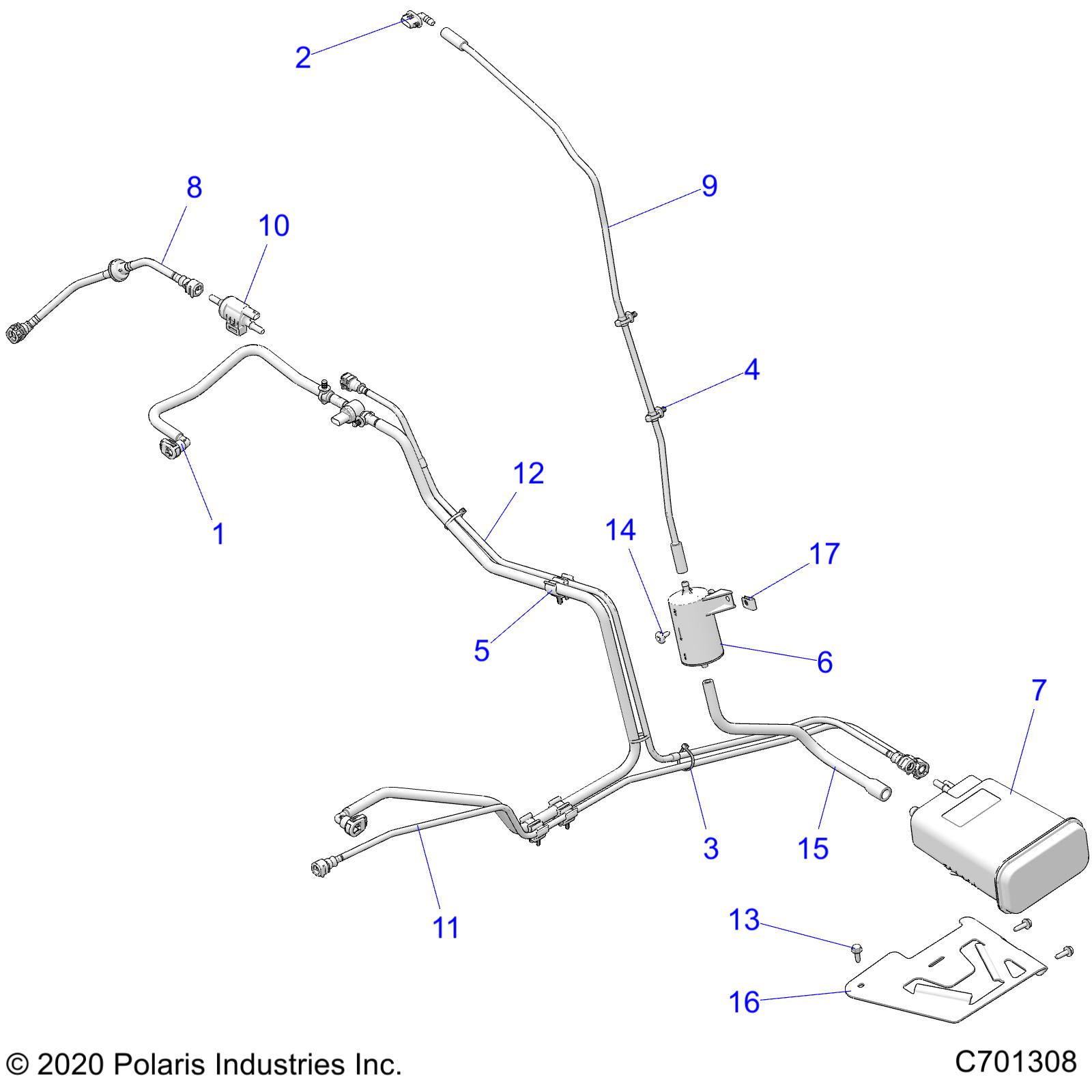 Part Number : 2522430 ASM-LINE VENT TO CHASSIS