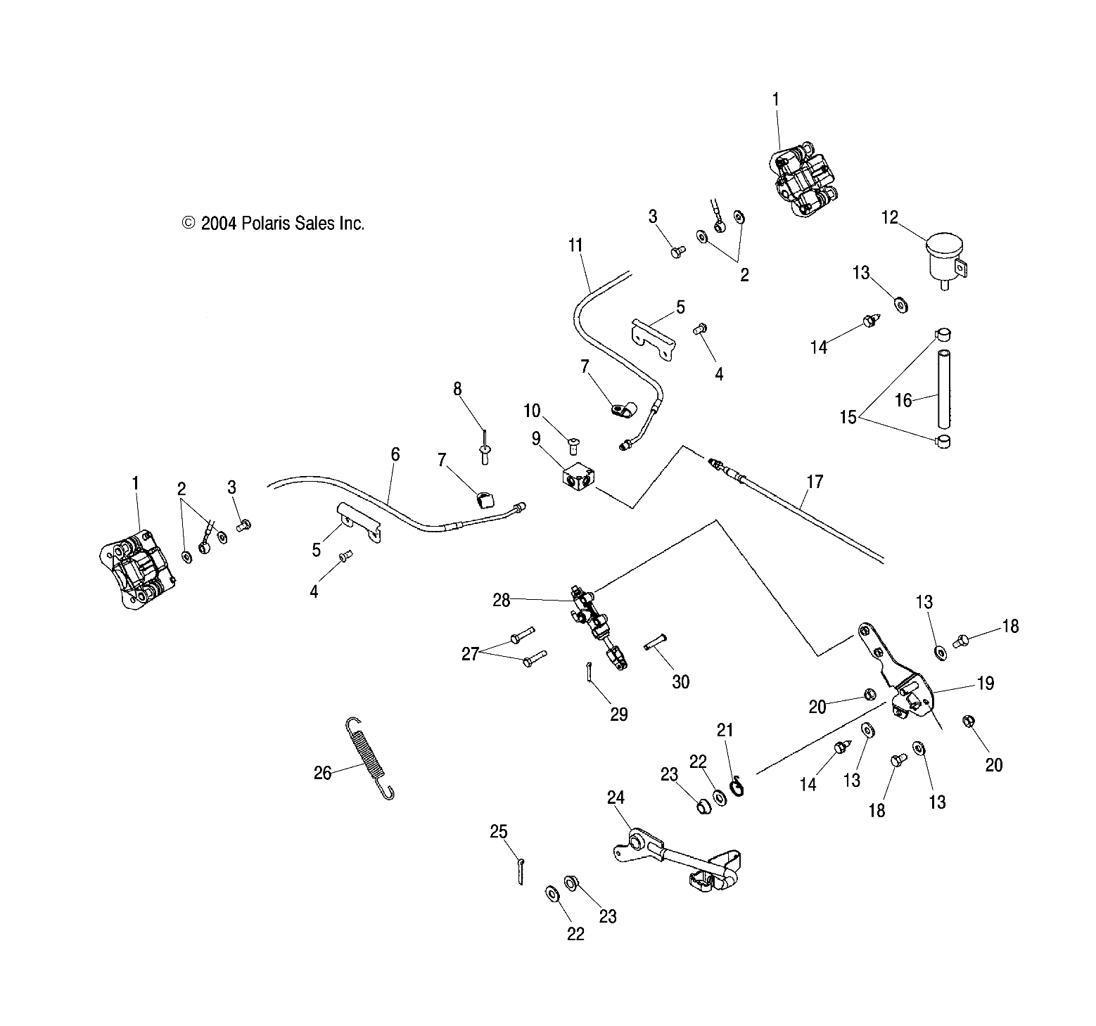 Part Number : 1910871 LINE-BRAKE R JB TO RIGHT REAR