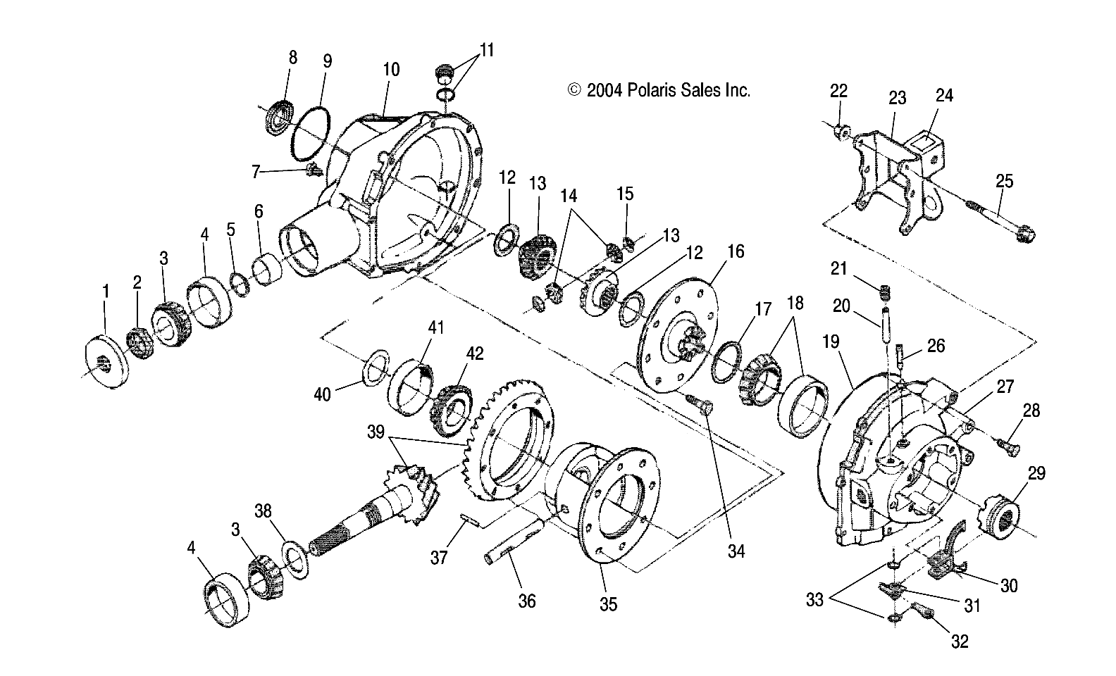 Foto diagrama Polaris que contem a peça 5133764