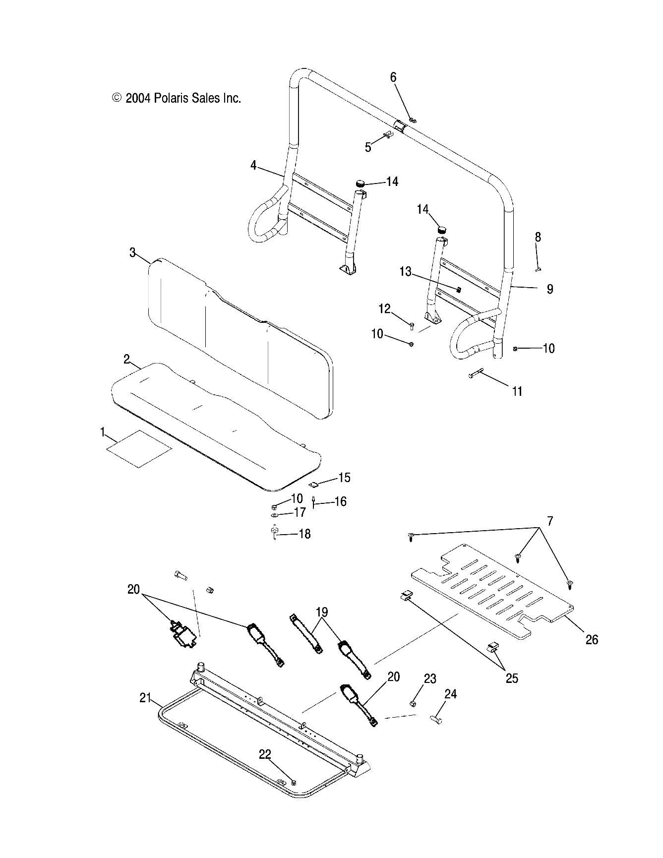 Part Number : 1015102-067 CAB/SEAT BASE BLK