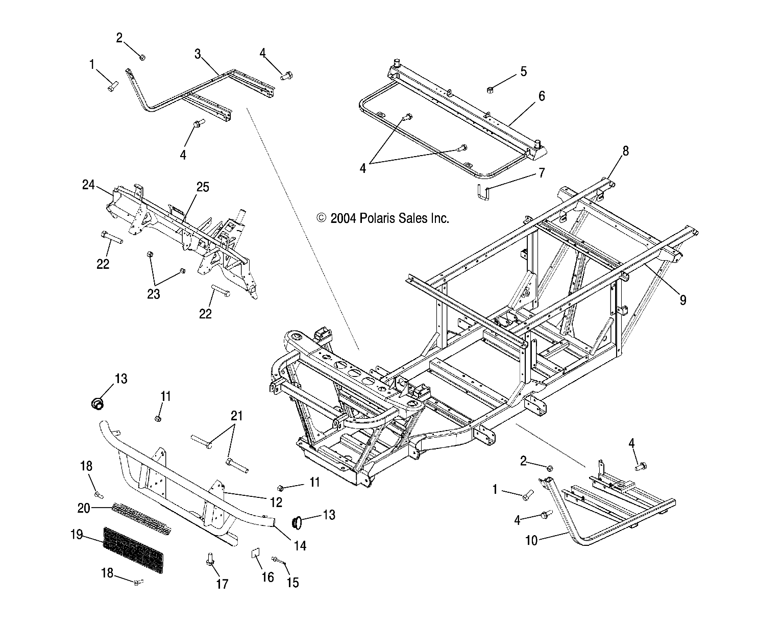 Part Number : 1014956-067 FRAME MAIN BLK