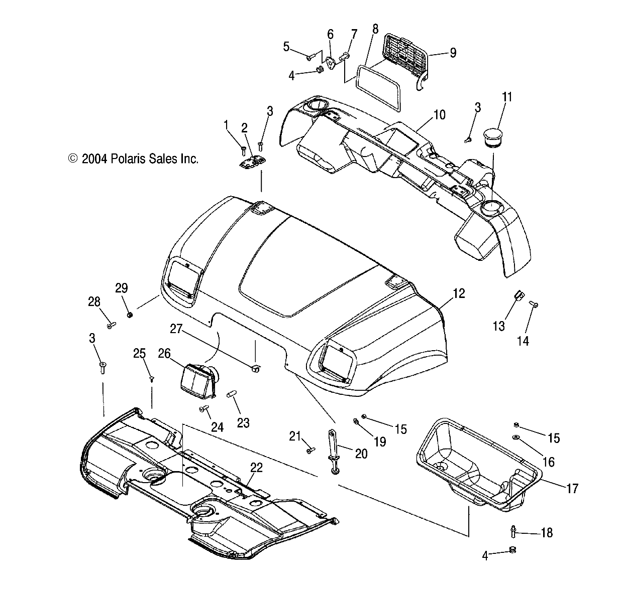 Part Number : 5436016 LINER-HOOD TM