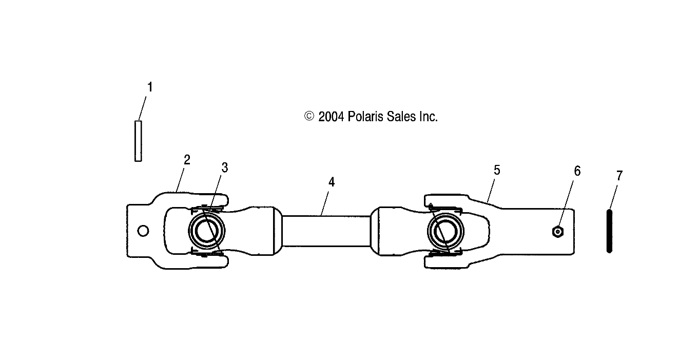 Part Number : 1380184 PROP SHAFT