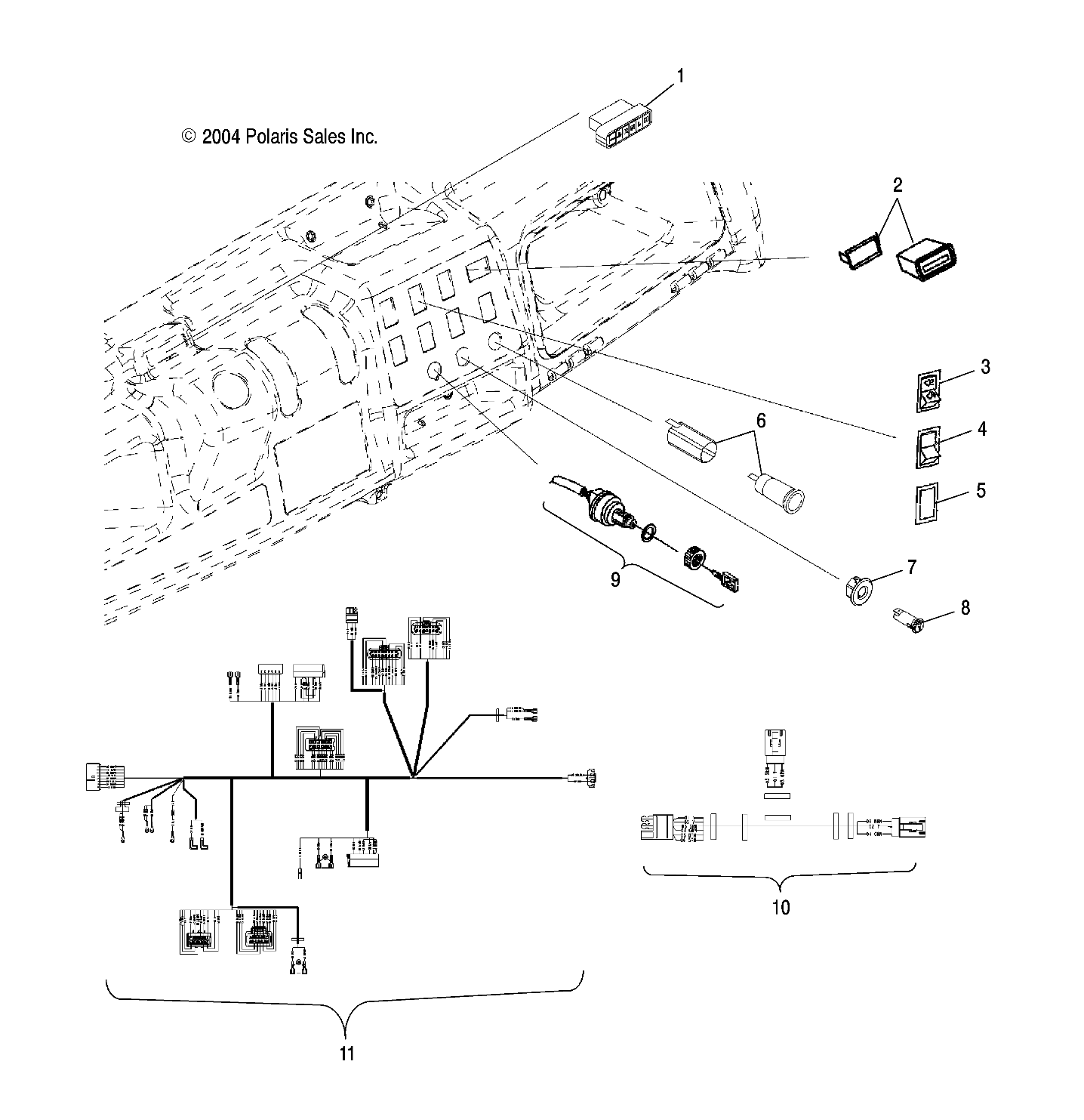 Part Number : 4011192 DIAGNOSTICS LIGHT INDICATOR