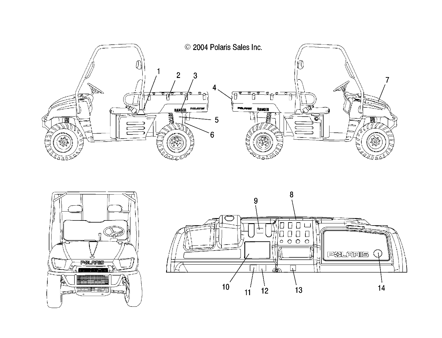 Part Number : 7173403 DECAL-HITCH 1750 LBS. MAX