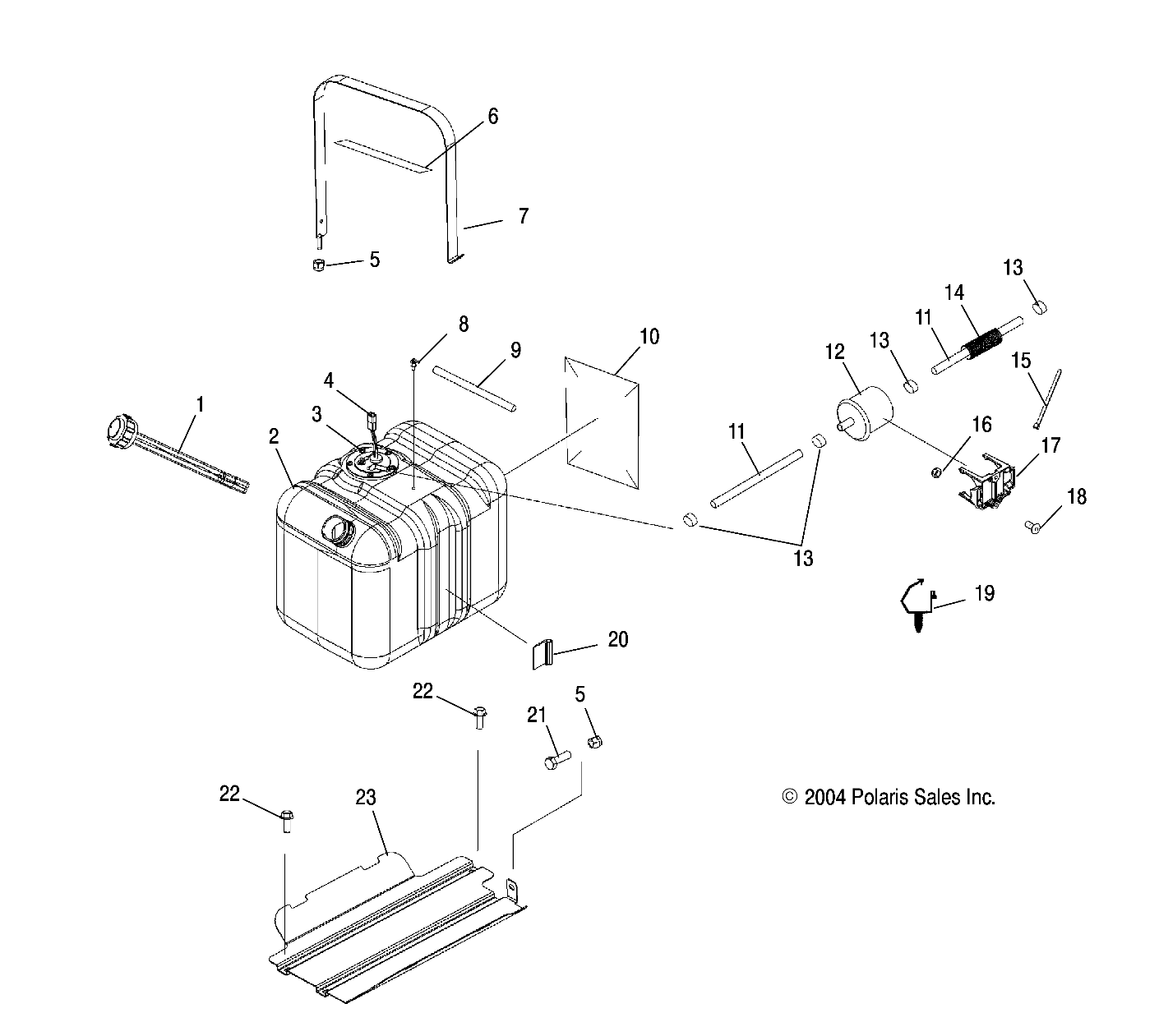 Part Number : 2520480 ASM-FUEL PUMP & GASKET