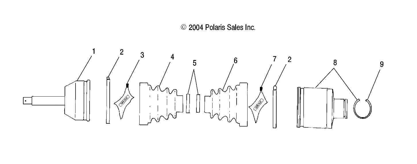 Part Number : 1590408 JOINT-PLUNGING