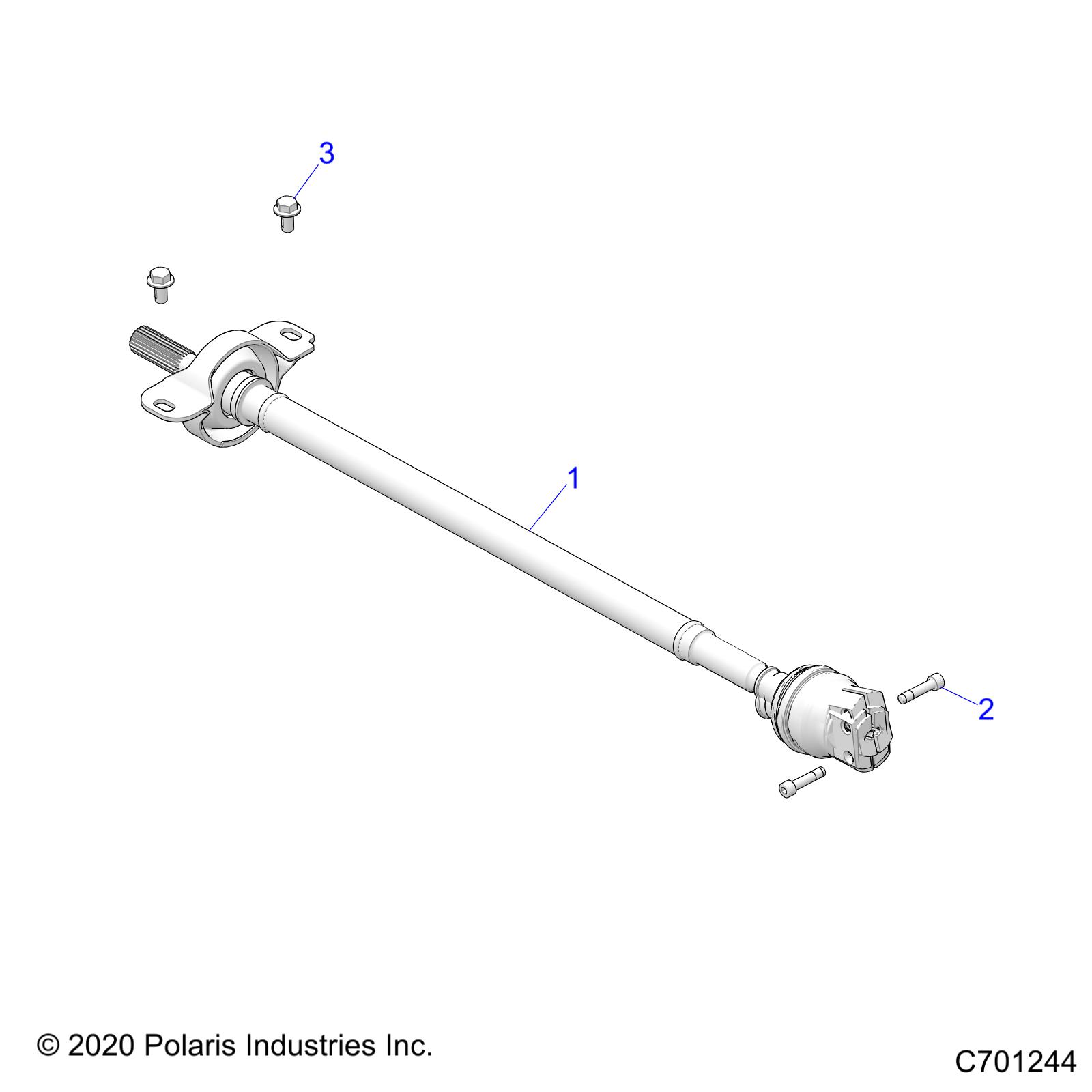 Part Number : 1334518 PROPSHAFT FRONT CV RGR