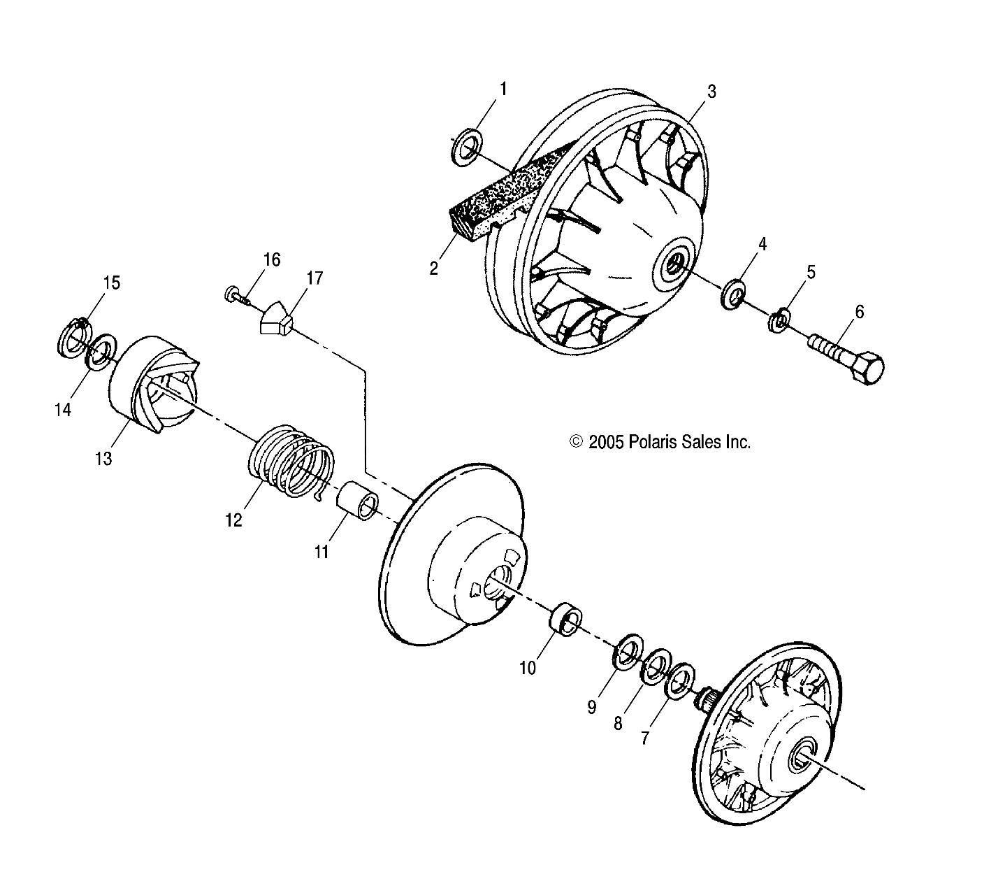 Part Number : 1322337 ASM-CLUTCH DRVN BLK 41-35