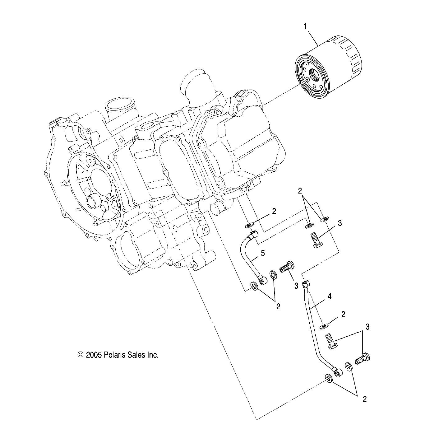 Foto diagrama Polaris que contem a peça 3084846