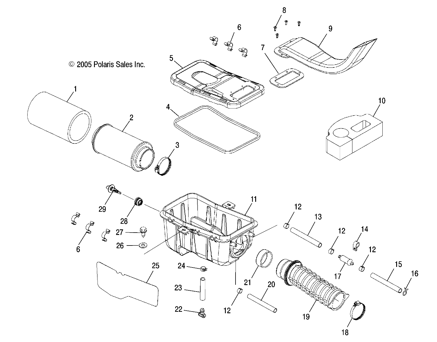 Part Number : 5812829 AIRBOX COVER SEAL