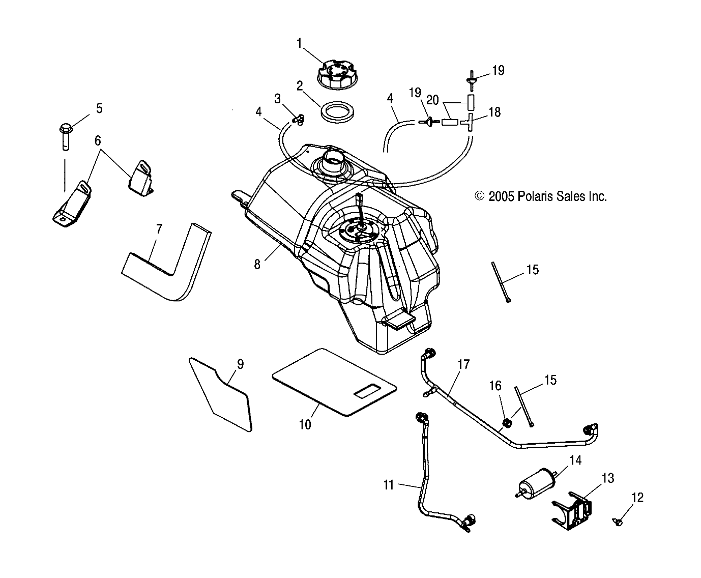 Part Number : 5813044 FUEL TANK FOIL