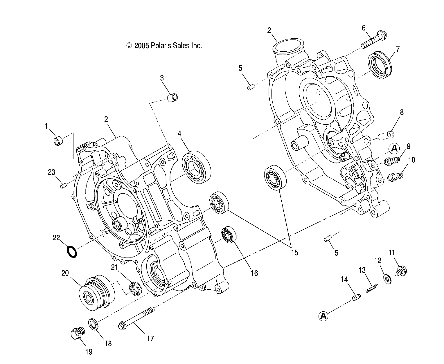 Foto diagrama Polaris que contem a peça 3084843