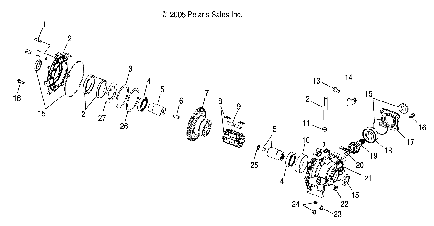 Foto diagrama Polaris que contem a peça 3234166