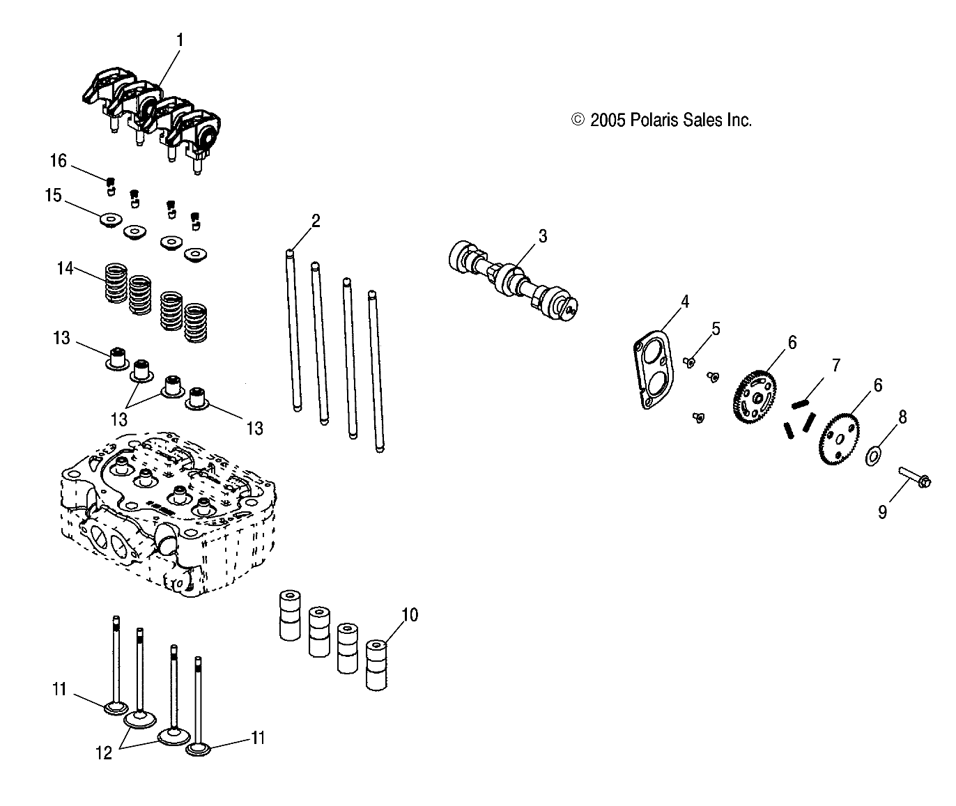 Foto diagrama Polaris que contem a peça 2202693