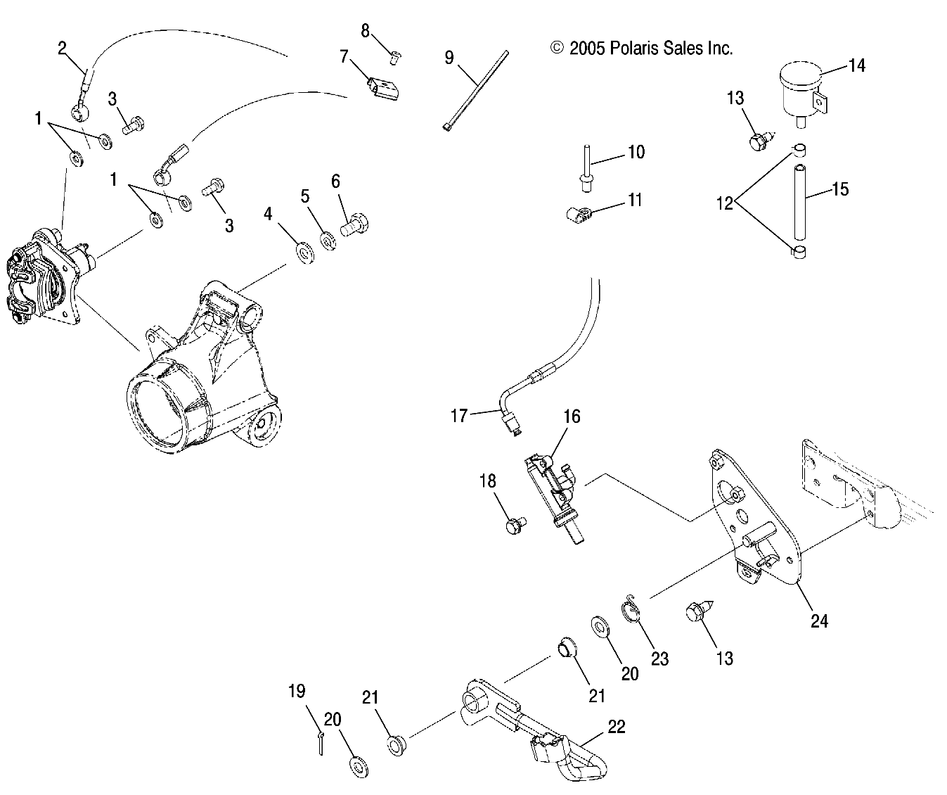 Foto diagrama Polaris que contem a peça 1910805