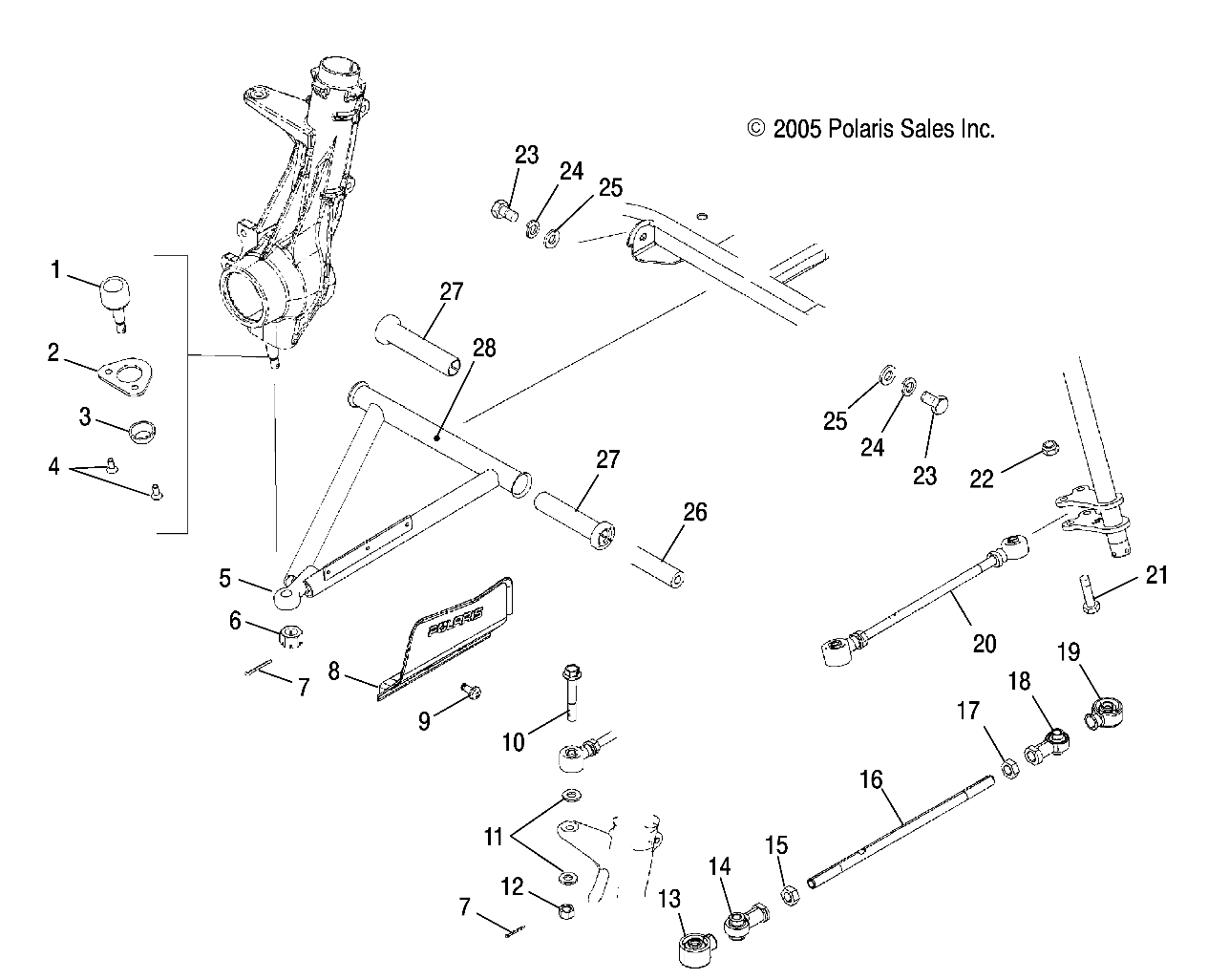 Part Number : 2202865 A FRAME KIT  LEFT