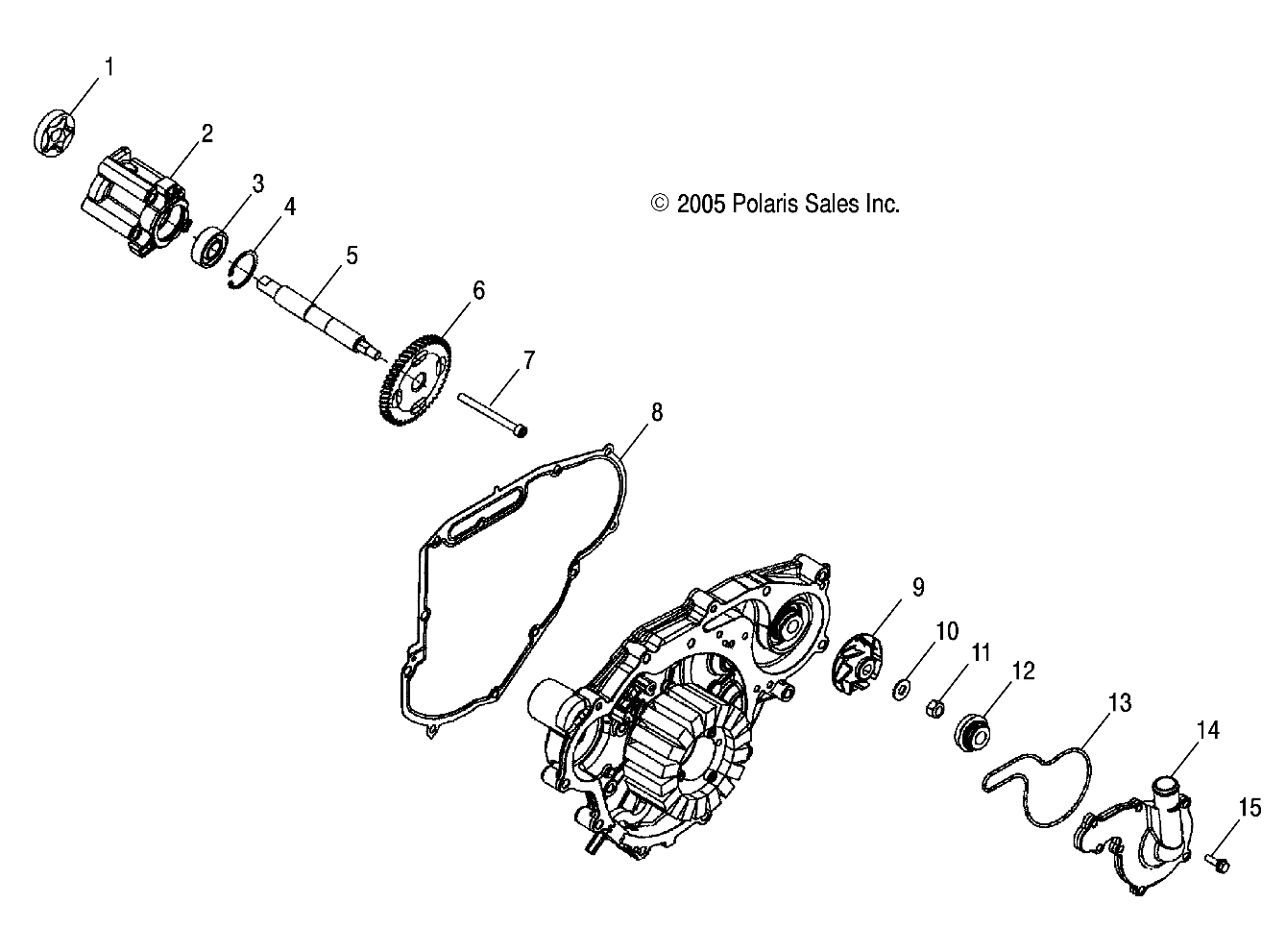 Foto diagrama Polaris que contem a peça 3584404