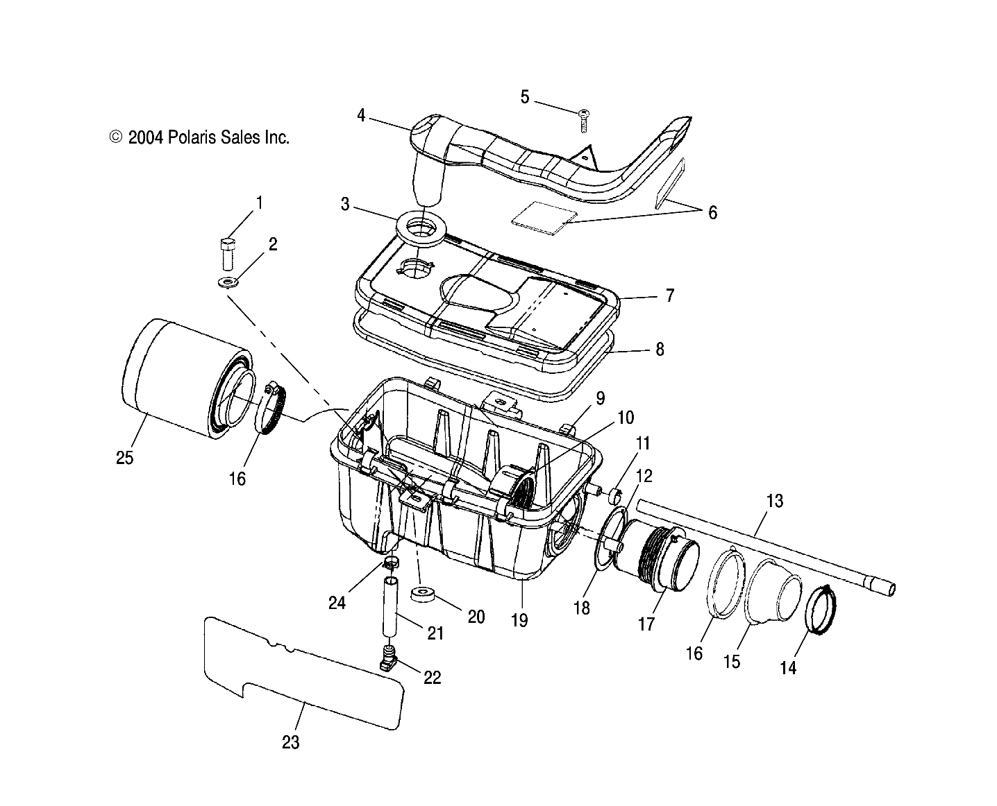 Part Number : 5435759 BOX-AIR INTAKE