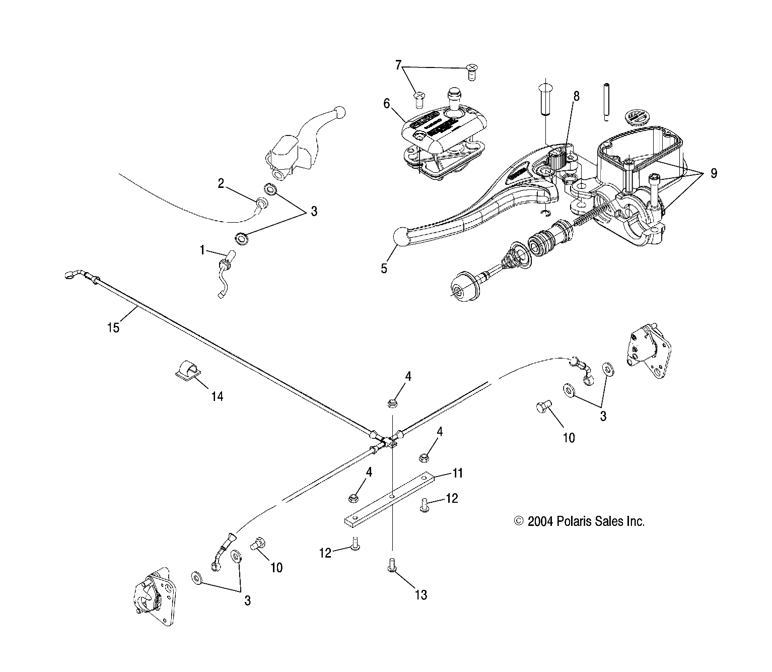 Part Number : 1910684 ASM-MASTER CYLINDER HB4P 5/8