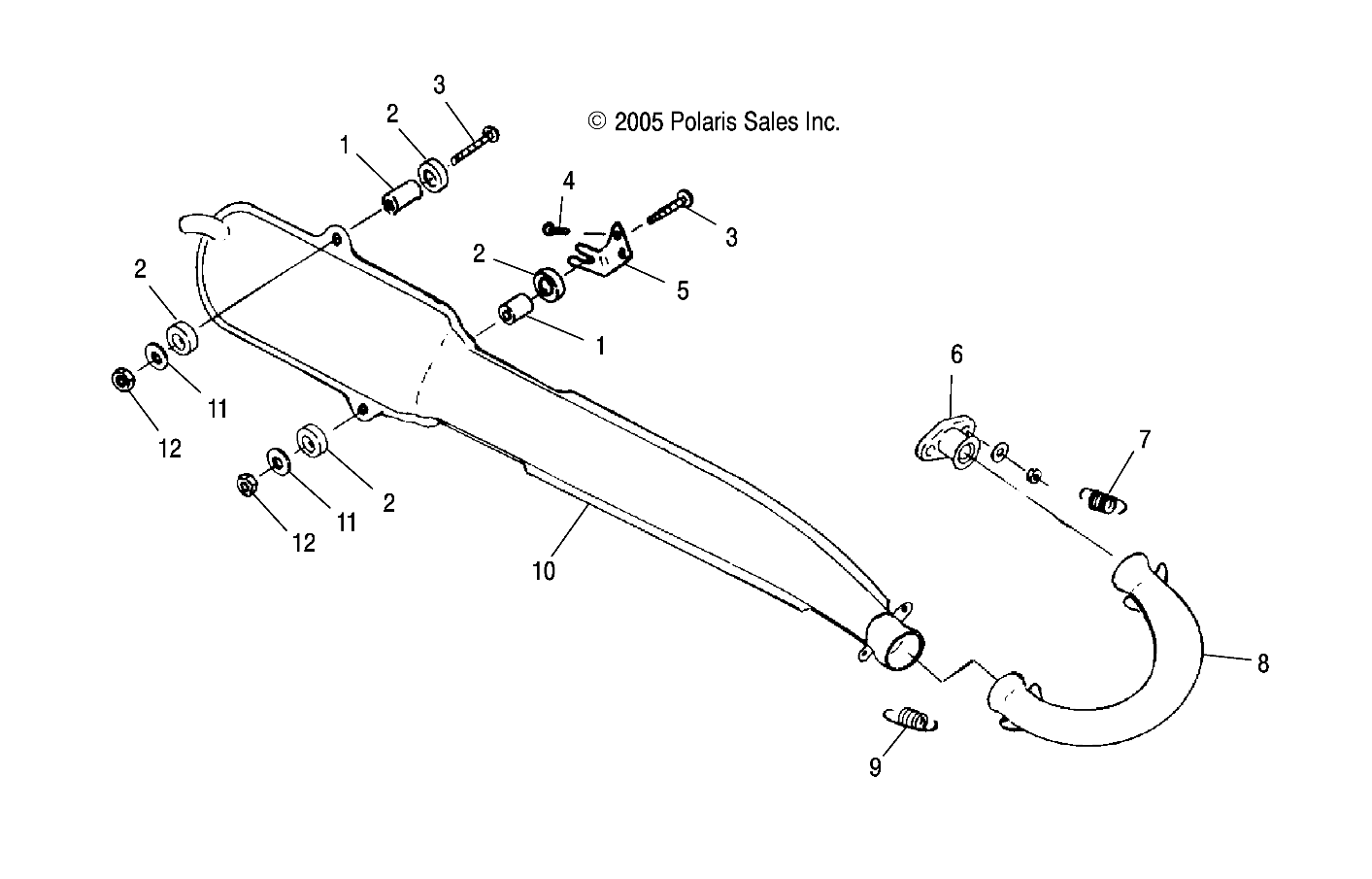 Part Number : 5412653 EXHAUST MOUNT DAMPENER