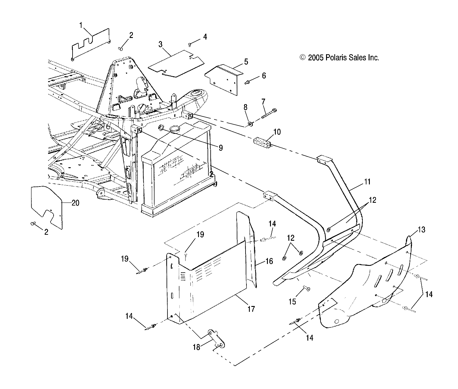 Part Number : 5436927 SHIELD-SPLASH FRONT