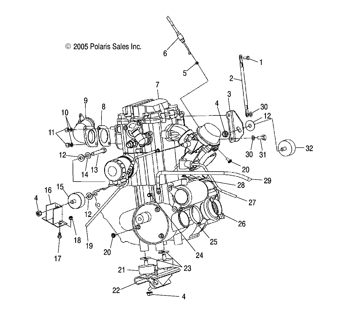 Part Number : 1203118 ENGINE-EH500PLE125