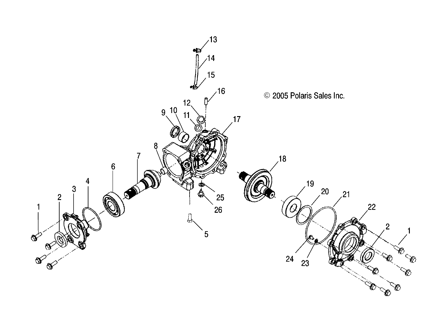 Foto diagrama Polaris que contem a peça 3233777