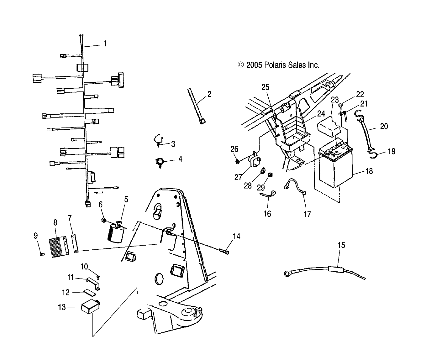 Part Number : 2410576 HARNESS-MAIN