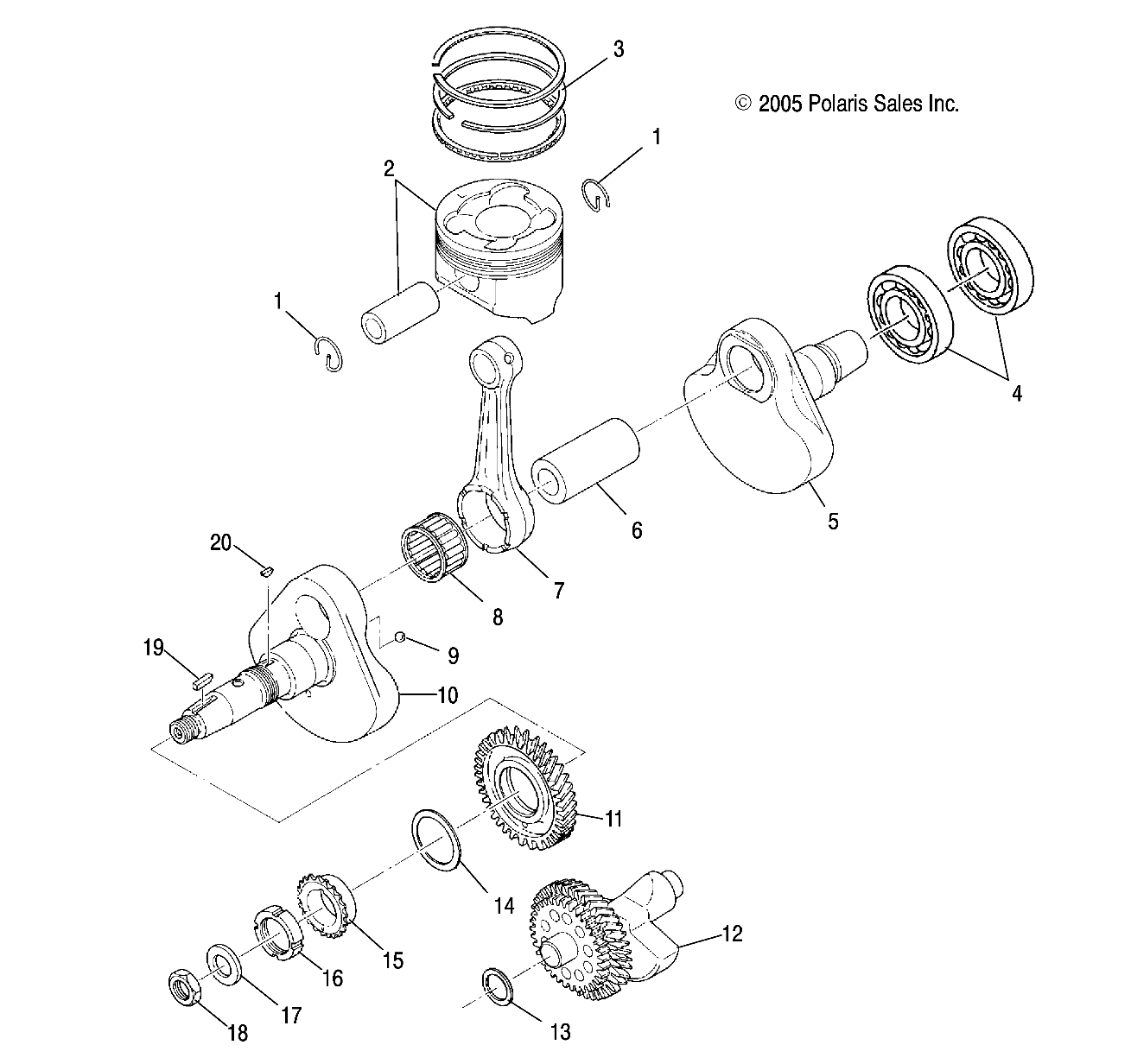 Part Number : 3089773 SHAFT  BALANCER  COMPL.