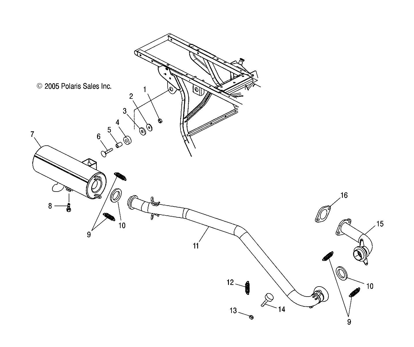 Part Number : 1261215-029 WELD-SILENCER BLK