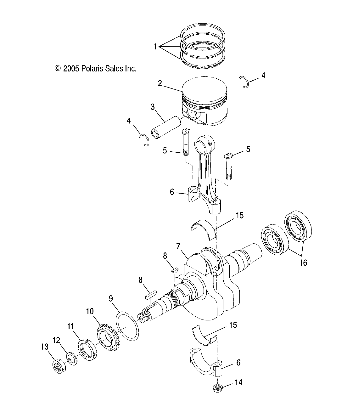 Part Number : 3087244 STANDARD PISTON RING SET