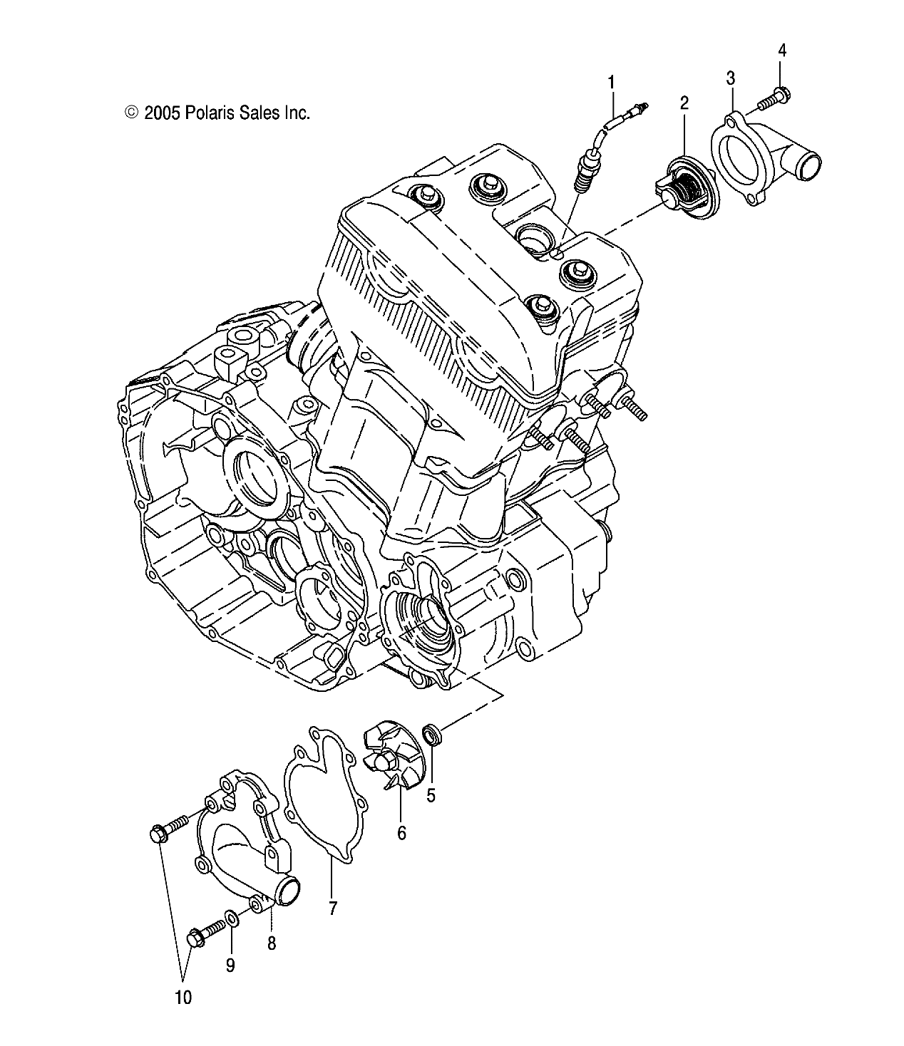 Part Number : 3089603 GASKET WATER PUMP