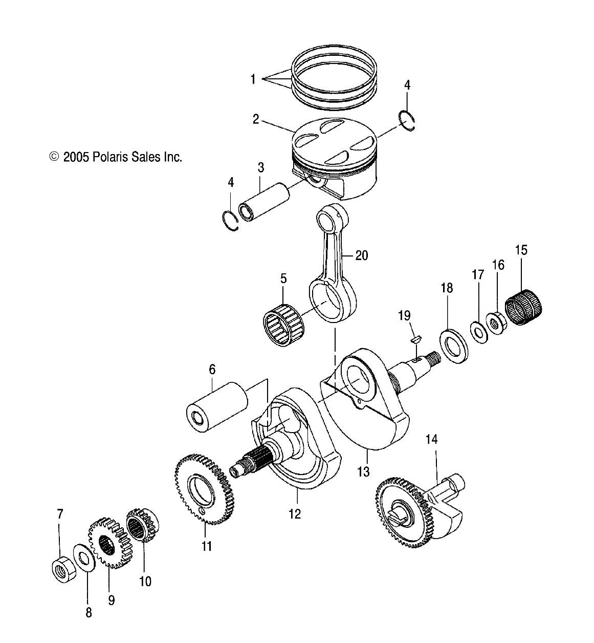 Part Number : 3089597 ASM. BALANCER SHAFT