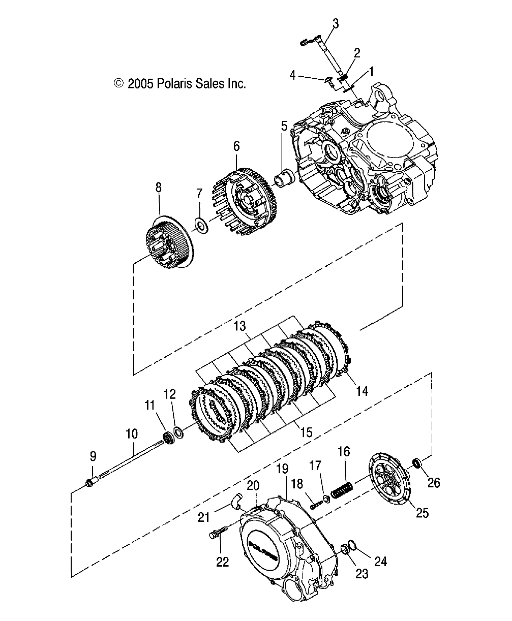 Part Number : 3089616 ASM. CLUTCH MULTI