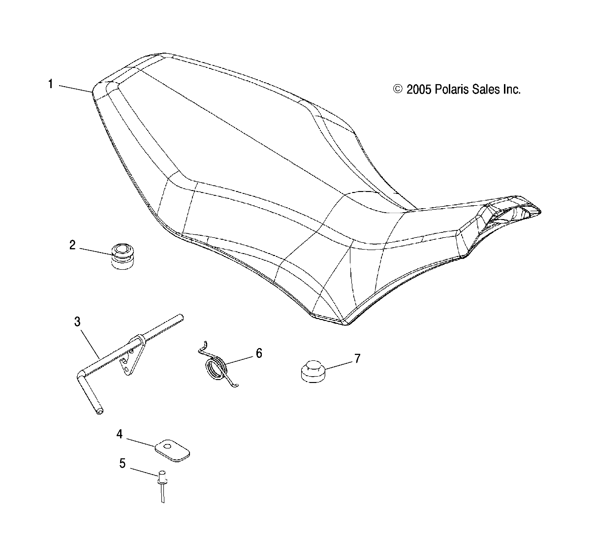 Part Number : 2683795-320 ASM-SEAT VAC FORM SLVR