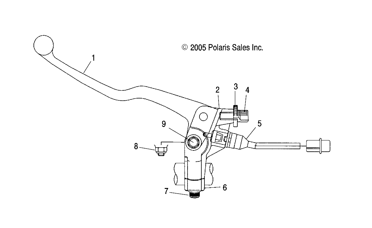 Foto diagrama Polaris que contem a peça 7518212