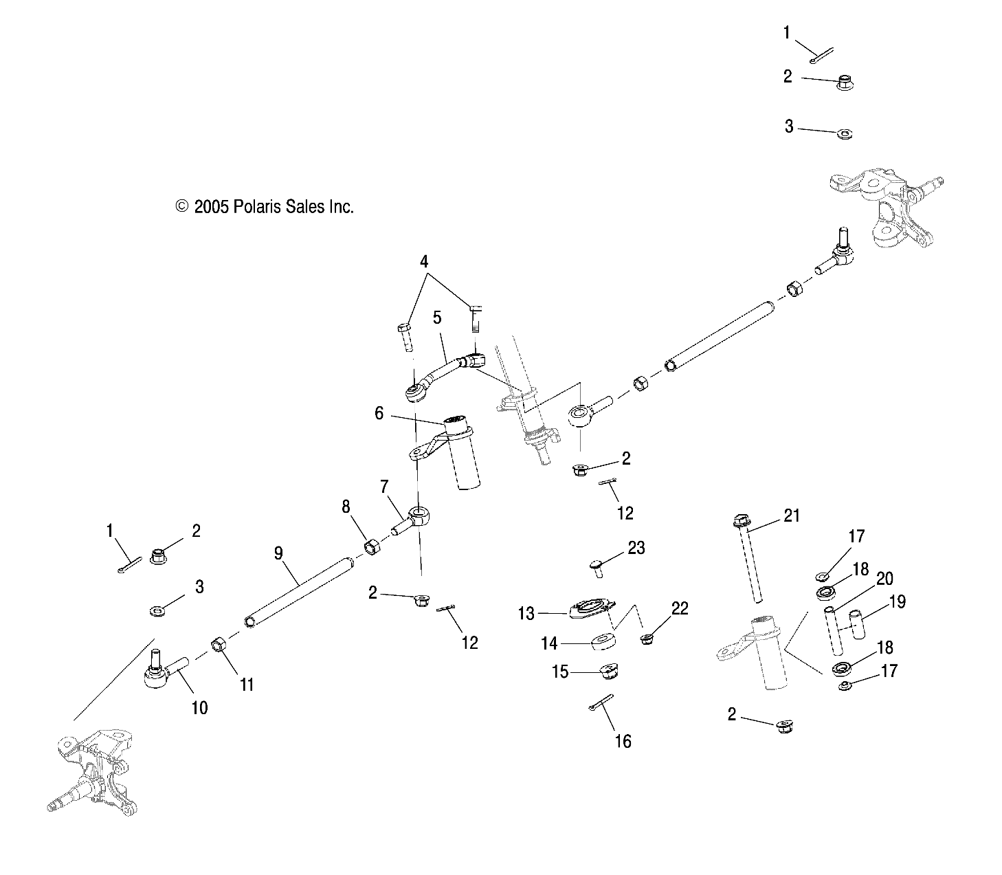 Part Number : 1822776 TIE ROD ASSEMBLY