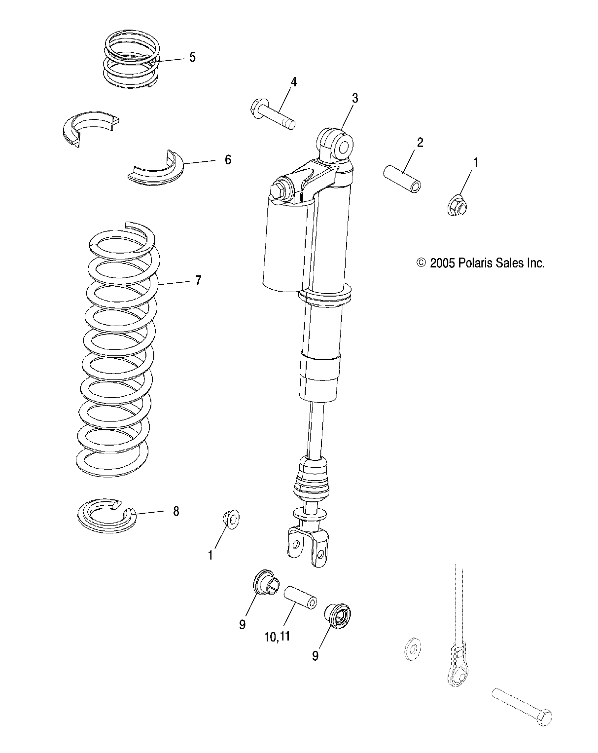 Part Number : 7043132 SHOCK-FOX REAR