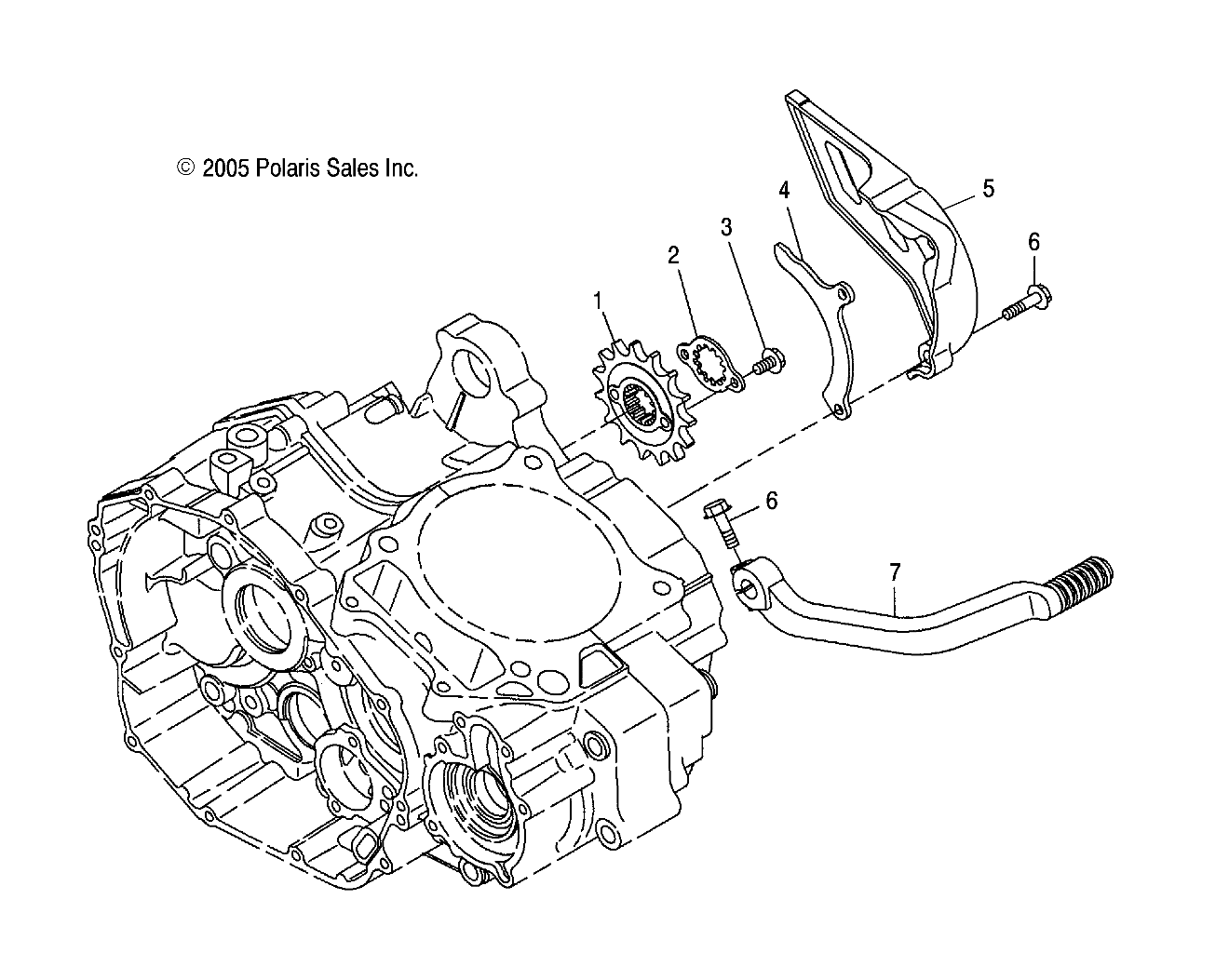 Foto diagrama Polaris que contem a peça 3089677