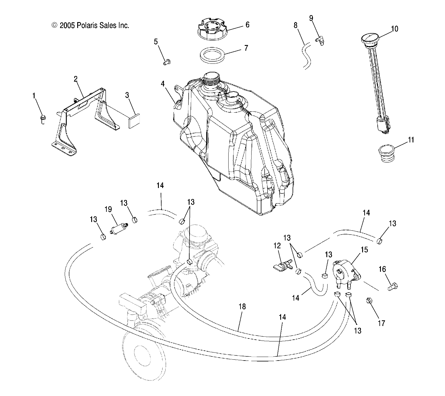 Part Number : 3280476 GAUGE-FUEL REMOTE 13